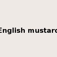 English mustard是什么意思