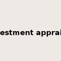 investment appraisal是什么意思