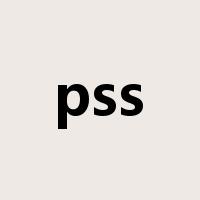 pss是什么意思