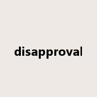 disapproval是什么意思
