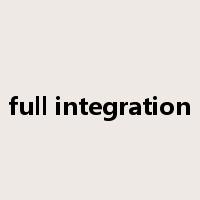 full integration是什么意思