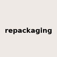 repackaging是什么意思