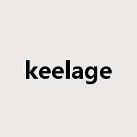 keelage是什么意思