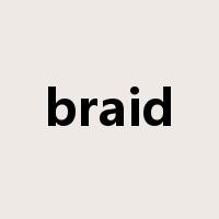 braid是什么意思