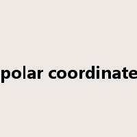 polar coordinate是什么意思