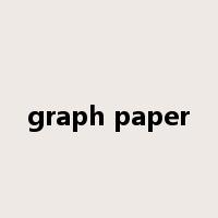 graph paper是什么意思