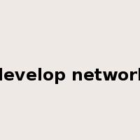 develop network是什么意思