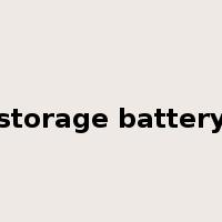 storage battery是什么意思