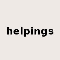 helpings是什么意思