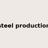steel production是什么意思
