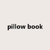 pillow book是什么意思