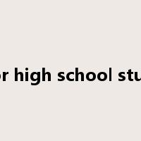 junior high school student是什么意思