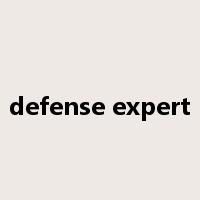 defense expert是什么意思