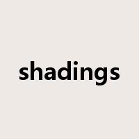 shadings是什么意思