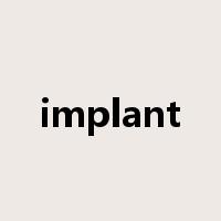 implant是什么意思