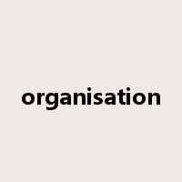 organisation是什么意思