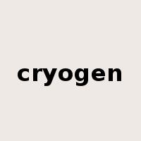 cryogen是什么意思