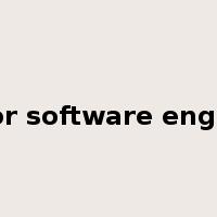 senior software engineer是什么意思
