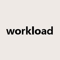 workload是什么意思