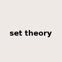 set theory是什么意思