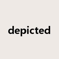 depicted是什么意思
