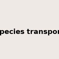 species transport是什么意思