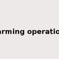 farming operation是什么意思