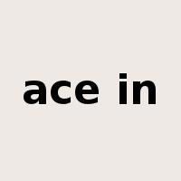 ace in是什么意思