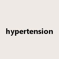 hypertension是什么意思