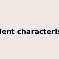 salient characteristic是什么意思