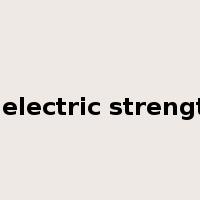 dielectric strength是什么意思