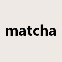 matcha是什么意思