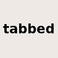 tabbed是什么意思