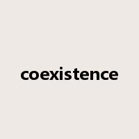 coexistence是什么意思