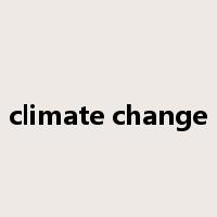 climate change是什么意思