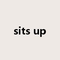 sits up是什么意思