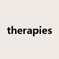 therapies是什么意思