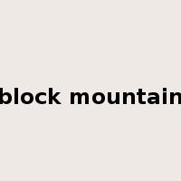 block mountain是什么意思
