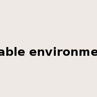 stable environment是什么意思