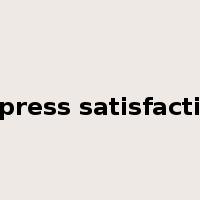 express satisfaction是什么意思