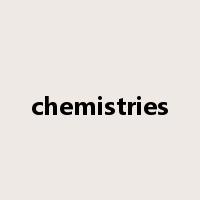 chemistries是什么意思
