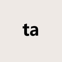 ta是什么意思