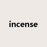incense是什么意思
