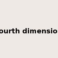 fourth dimension是什么意思