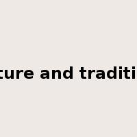 culture and traditions是什么意思