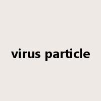virus particle是什么意思