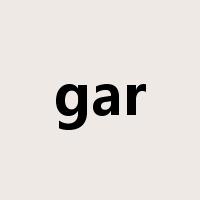 gar是什么意思