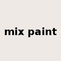 mix paint是什么意思