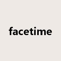 facetime是什么意思
