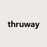 thruway是什么意思